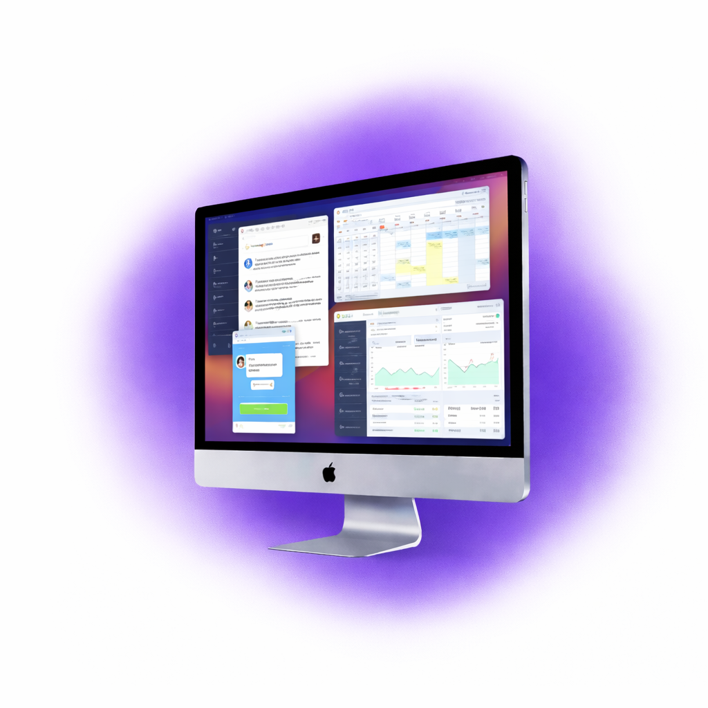AI Personal Assistant on iMac